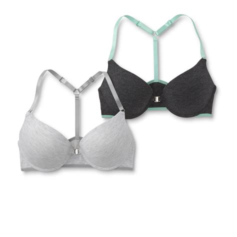 Sports bras are made to reduce this movement. Joe Boxer Women's 2-Pack Push-Up Bras - Heathered