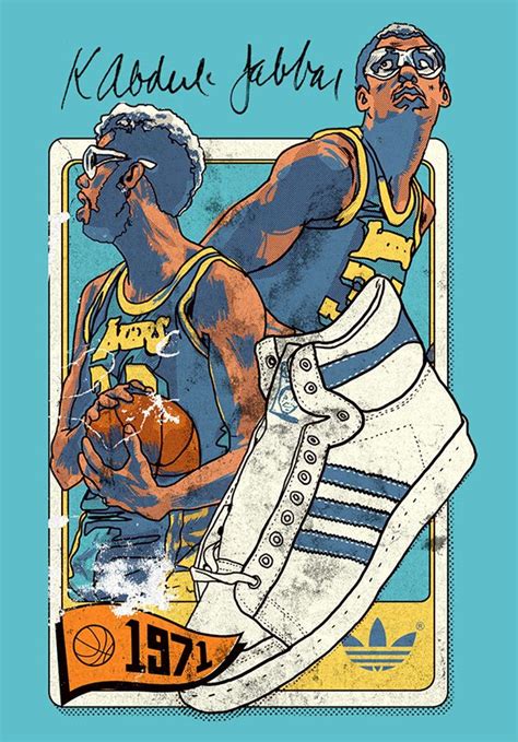 Adidas Basketball Illustration By Peter Otoole Represented In The Uk