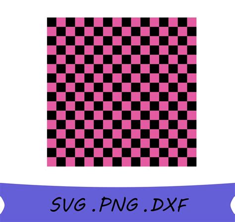 Checkered Pattern Svg Checker Board Pattern Svg Checkerboard Etsy