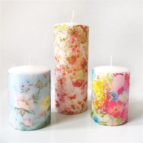 Make And Create Decoupage Candles Thats So Gemma