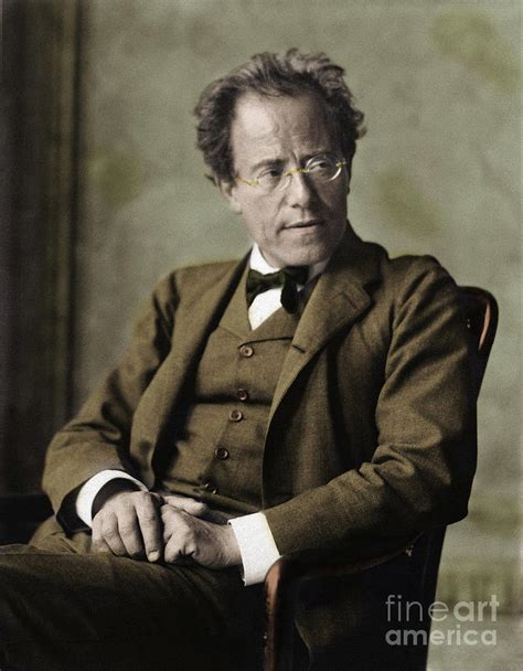 Portrait Of Gustav Mahler Austrian Composer And Conductor Photograph