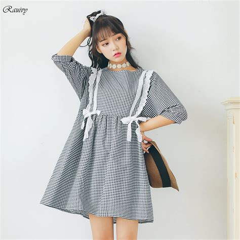 Buy 2017 Summer Dress Women Lace Harajuku Vintage Korean Spring Cheap Clothes