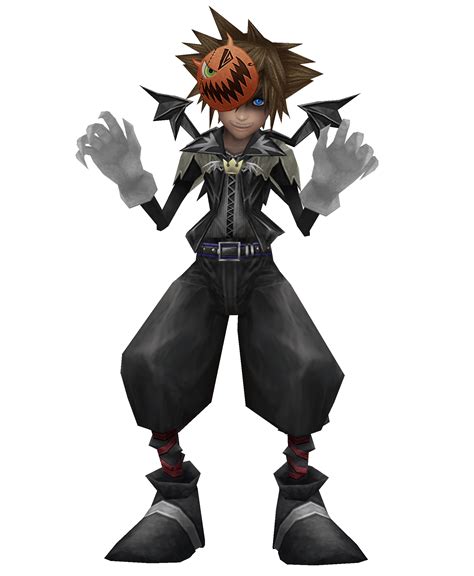 Soras Halloween Town Outfit Kingdom Hearts V2 Minecraft Skin