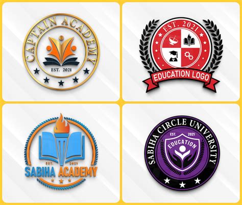 I Will Design Modern Professional Education Logo School Logo Etsy