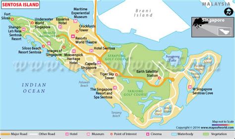 Sentosa Island Map