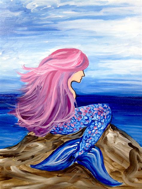 If I Were A Mermaid At Sidelines Sports Bar And Grill Paint Nite Events