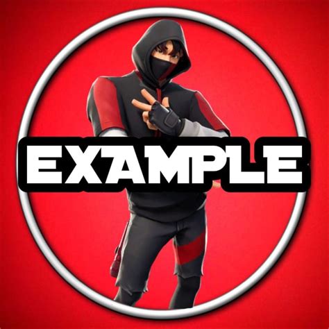 Make You A Fortnite Profile Pic With Your Name By Lukekinggood Fiverr