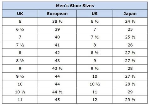 Shop Abroad With These Clothing Size Conversion Charts Shoe Chart