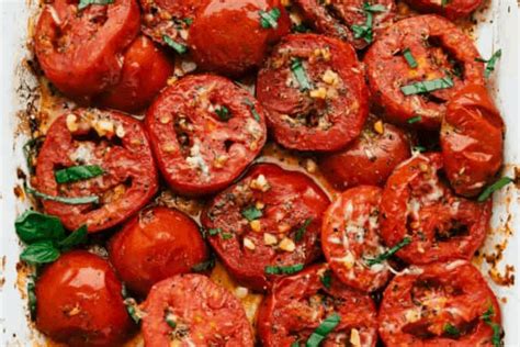 Parmesan Garlic Roasted Tomatoes The Recipe Critic