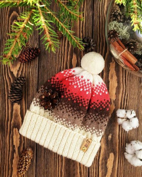 Жаккардовые узоры для зимнх шапочек | Knitted hats ...