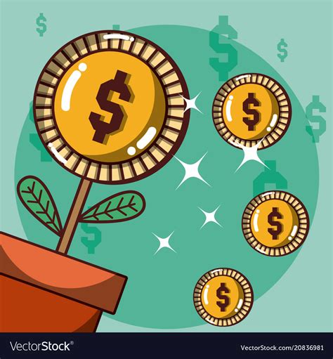 Money And Investment Cartoons Royalty Free Vector Image
