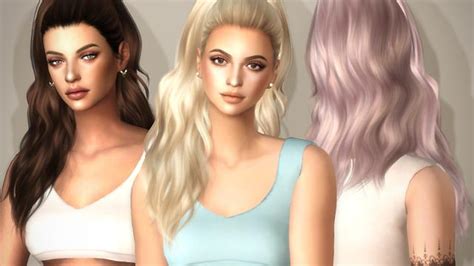 Скачать Toksik Jealousy Hair для The Sims 4