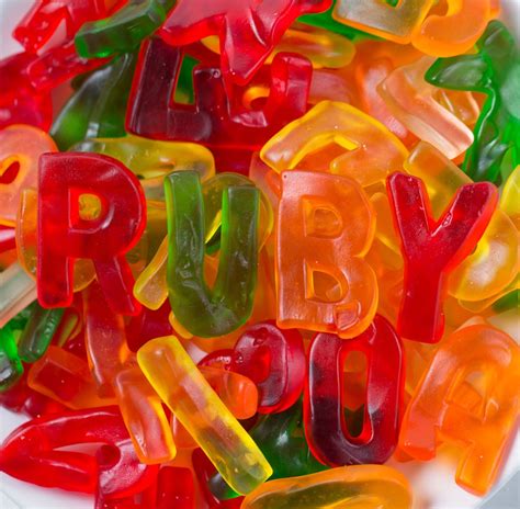 Haribo Gummy Alphabet Letters Type Sweet City Candy