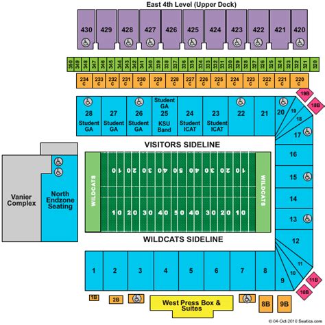 Kinnick Stadium Seating Chart Student Section Elcho Table