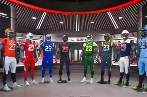 Every Xfl Team Unveiled Their Uniform For The 2023 Season