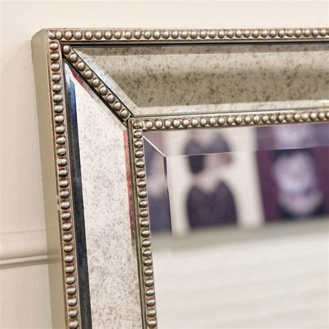 Shop Champagne Beed Beveled Mirror Clear Free Shipping Today Overstock 24220385 Hooks
