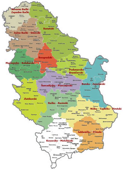 Planine Srbije Mapa Karta Srbije Rtanj