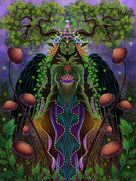 Forest Spirit Natura Painting By Cristina Mcallister Pixels