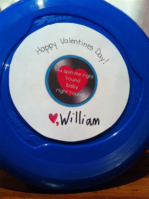 You spin me right round baby - right round Frisbee valentine | Spin me right round, Spin me 