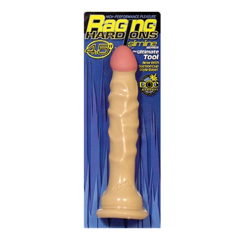 raging hard ons slimline suction 4 5 inches dong