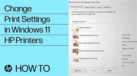 How To Change Print Settings In Windows 11 Hp Printers