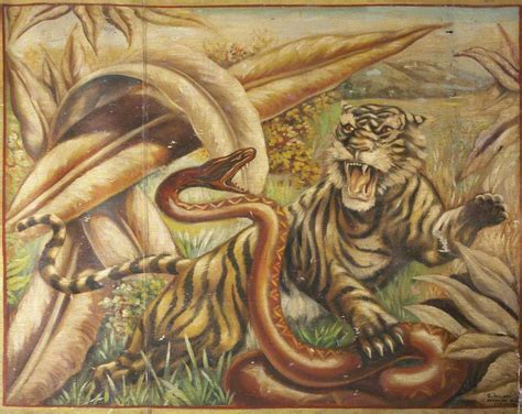 Tiger And Snake Art Uk