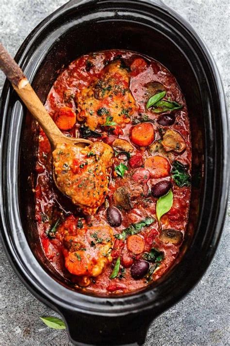 The spruce eats / leah maroney if you're on a keto diet, don't get stuck in a rut. Easy chicken cacciatore crock pot, MISHKANET.COM