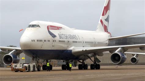 British Airways Boeing 747 Lands In St Athan After Final Flight Itv