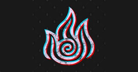 Avatar The Last Airbender Fire Nation Symbol 3d Avatar The Last