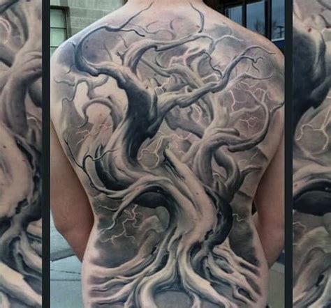 The tree is one of the richest symbols, and at a tattoo, it may tree tattoos have become a popular choice for peoples. 50 Oak Tree Tattoo Designs For Men - Leaves And Acorns