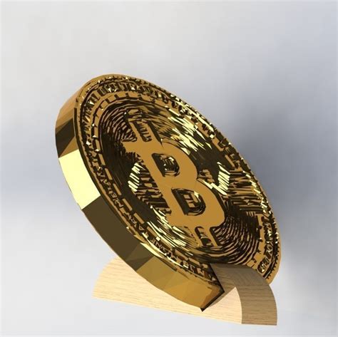 Bitcoin Model With Stand 3d Model 3d Printable Cgtrader