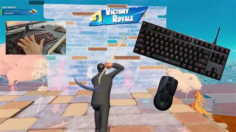 Fortnite Asmr🤩smooth And Satisfying Gameplayhyperx Cherry Mx Blue 144