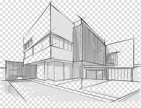 Architecture Drawing Building Sketch Building Transparent Background