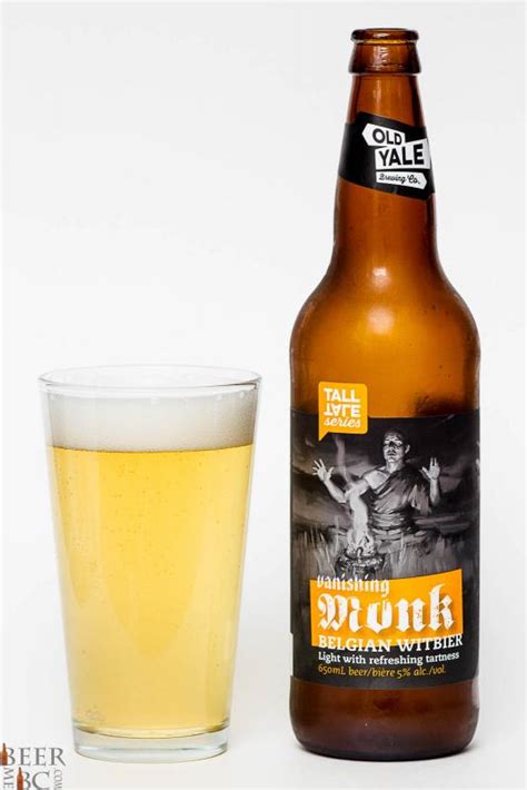 Old Yale Brewing Co Vanishing Monk Belgian Witbier Beer Me British