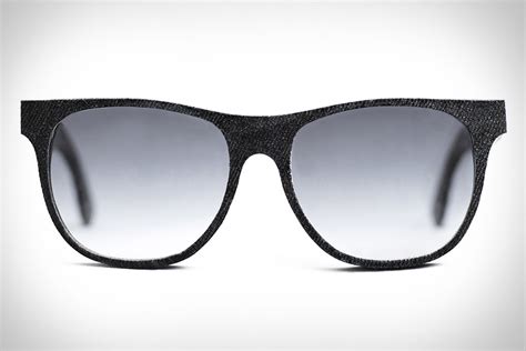 mosevic cassini solid denim sunglasses uncrate