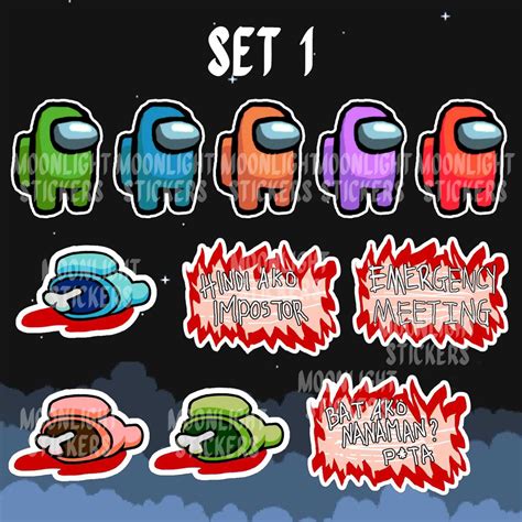 In among us, the imposter has an almost unfair advantage in terms of their arsenal such as sabotage moves and vent movements. (PROMO Buy 1, GET 1!!!) Among Us Sticker Sets # ...