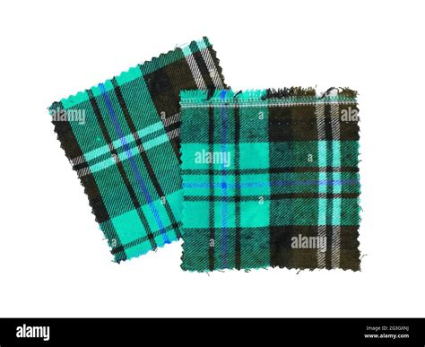 Scottish Checked Fabric Stock Photo Alamy