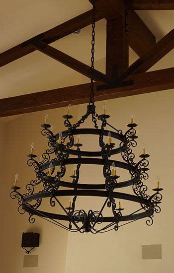 Spanish Style Chandelier Forged Iron Chandelier Forja Lighting