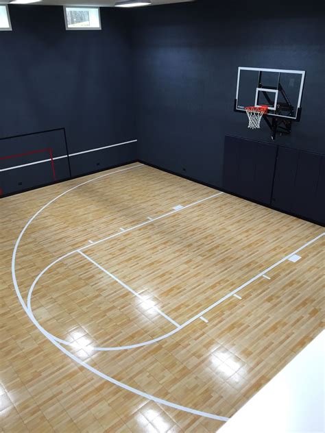 Indoor Court Using Maple Select Beautiful Choice Basketball Room