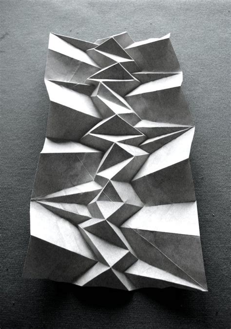 Andrea Russos Subtle Paper Foldings Origami Architecture Paper