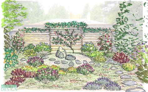 Front Yard Landscape Architecture Drawing