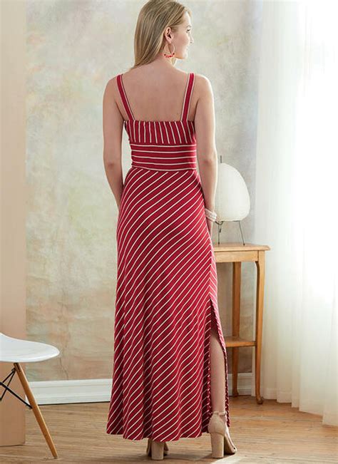 Knit Summer Strap Dress Sewing Pattern For Women Butterick Etsy