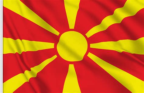 It was created by miroslav grčev and was adopted on 5 october 1995. Mazedonien fahne, kaufen flagge von Mazedonien ...