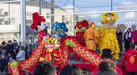 The Chinese New Year Parade The Year Of The Dog 2018 Editorial Stock