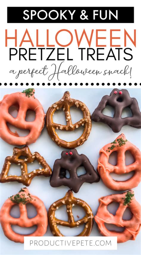 Easy And Spooky Pretzel Halloween Treats For Kids Productive Pete
