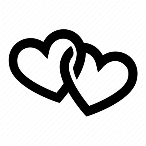 Two Hearts Svg Png Icon Free Download 549609 Onlinewe