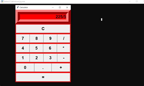 Simple Calculator In GUI Python With Source Code Source Code Projects