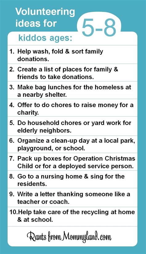 Community Service Projects For Teens