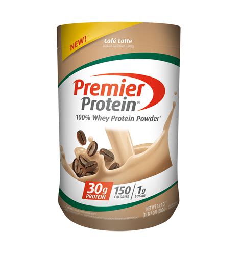 Premier Protein 100% Whey Protein Powder, Café Latte, 30g Protein, 23.9 ...