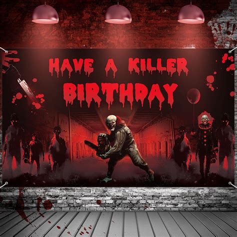 Buy Have A Killer Birthday Party Decorations Backdrop Banner Y Friday The Th Birthday Party